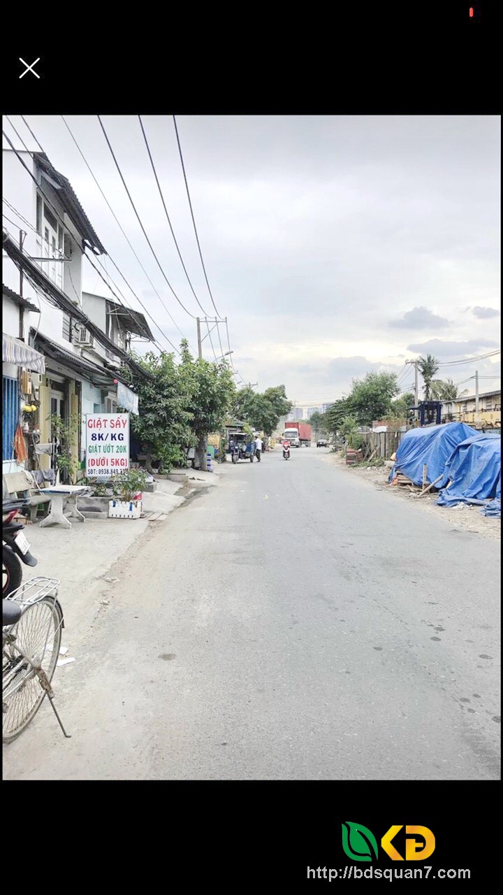 Bán nhà lô nhì mặt tiền 12m đường Bến Nghé Phường Tân Thuận Đông Quận 7